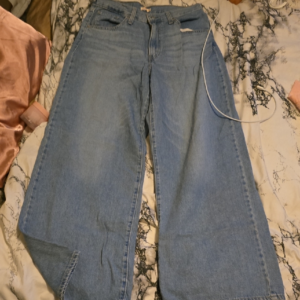 VIRAL Levis Cinch Waist Baggy Jeans